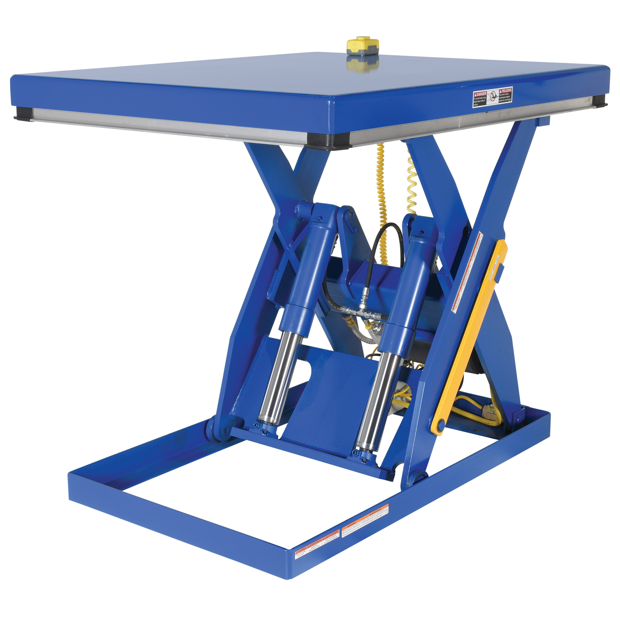 Vestil Electric Hydraulic Lift Table - 40in. x 48in., 4000-Lb. Capacity, 7in. to 43in. Height, Model# EHLT-4048-4-43-QS